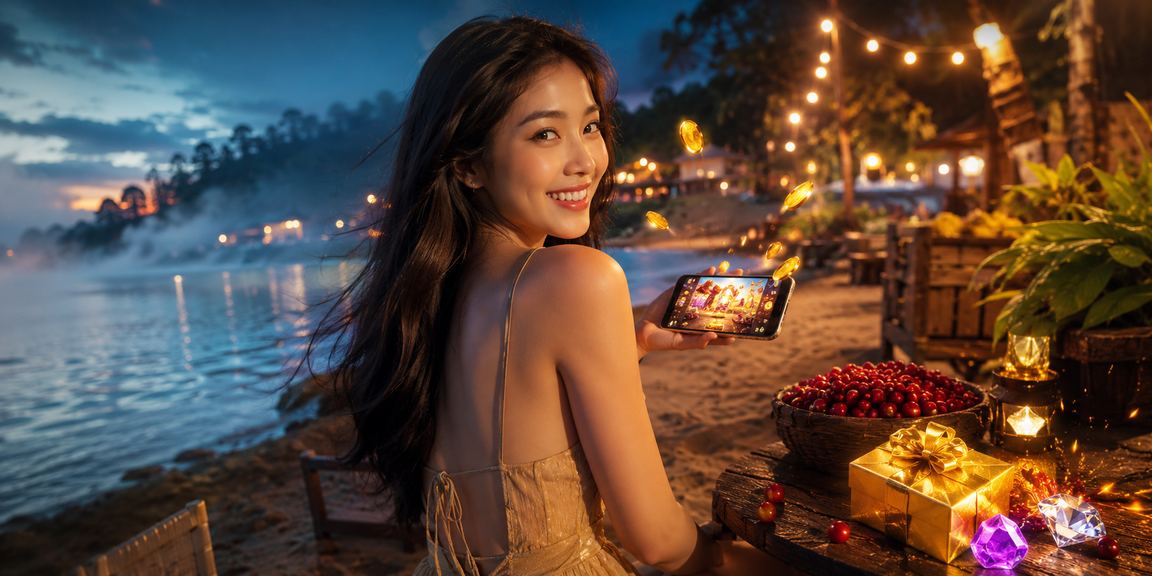 Người dùng Đà Lạt thưởng thức cà phê buổi sáng và trải nghiệm casino di động trên điện thoại