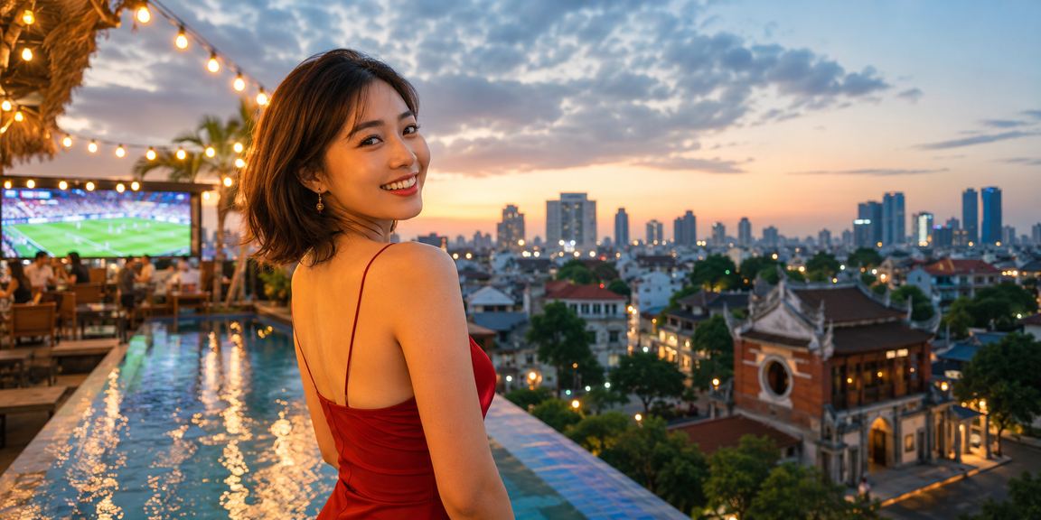 Người dùng Hà Nội sử dụng điện thoại để theo dõi cá cược thể thao trực tuyến